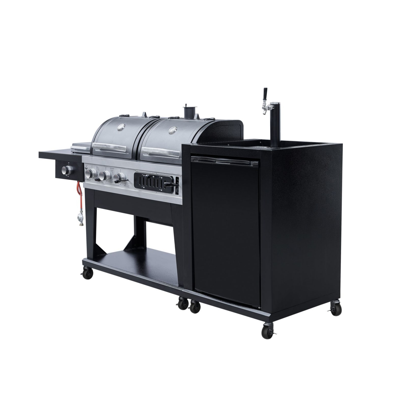 El Fuego® Kombigrill 3-in-1 mit Bierkühler und Zapfanlage