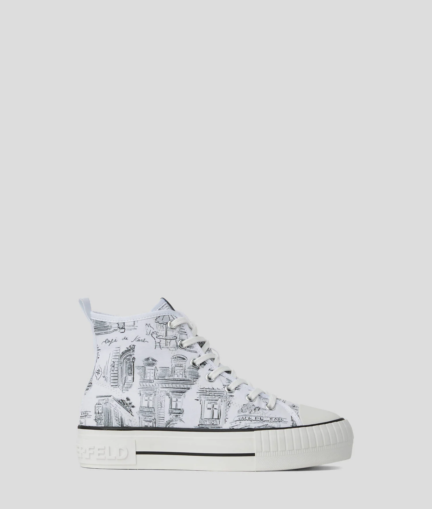 BASKETS KL X JORGE PARRA HIGH-TOP - Blanc