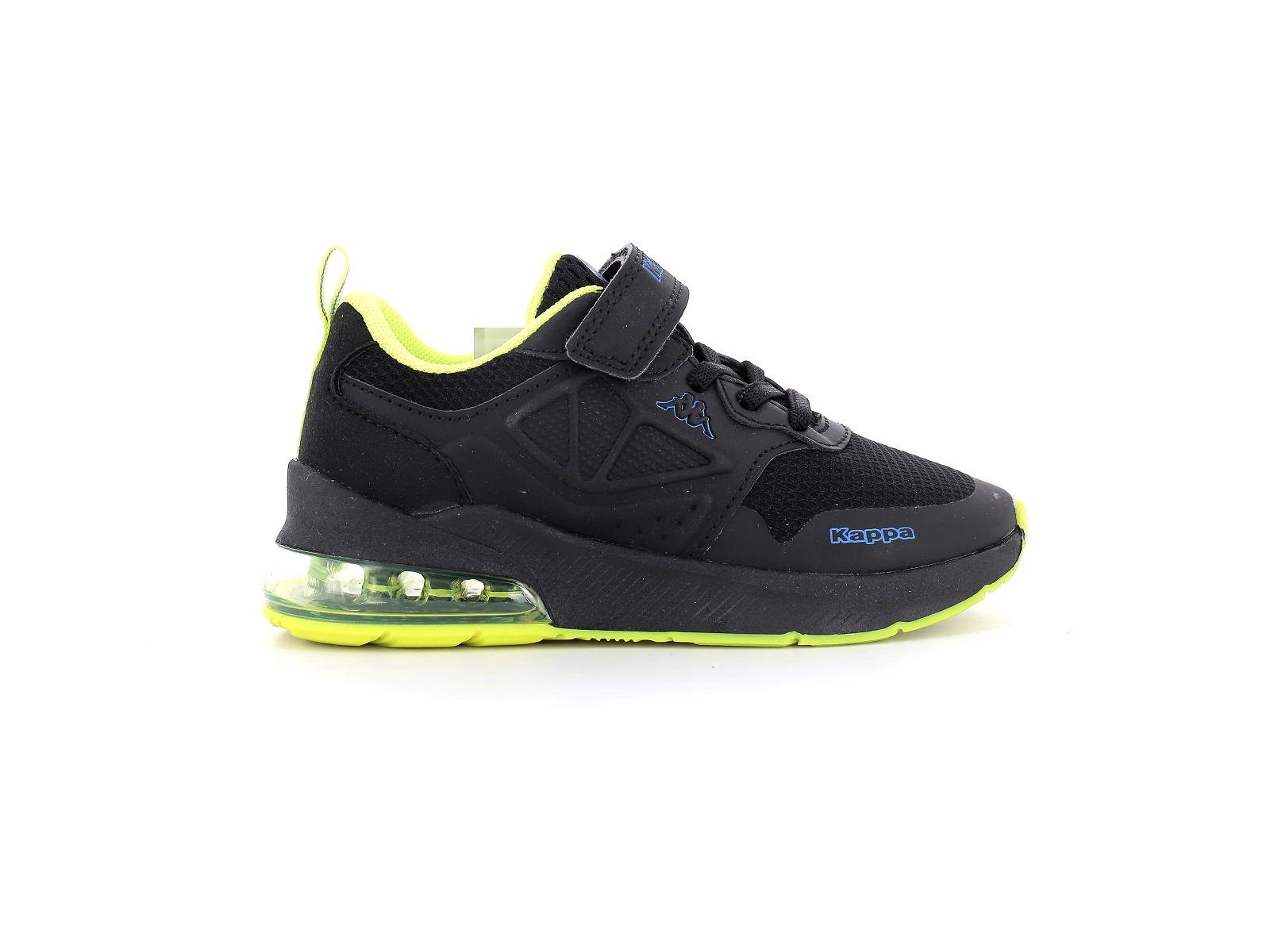 Kappa-33152ZW Matières combinées Noir Jaune