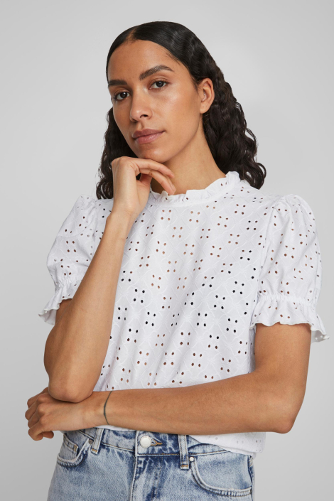 Vila witte dames t-shirt