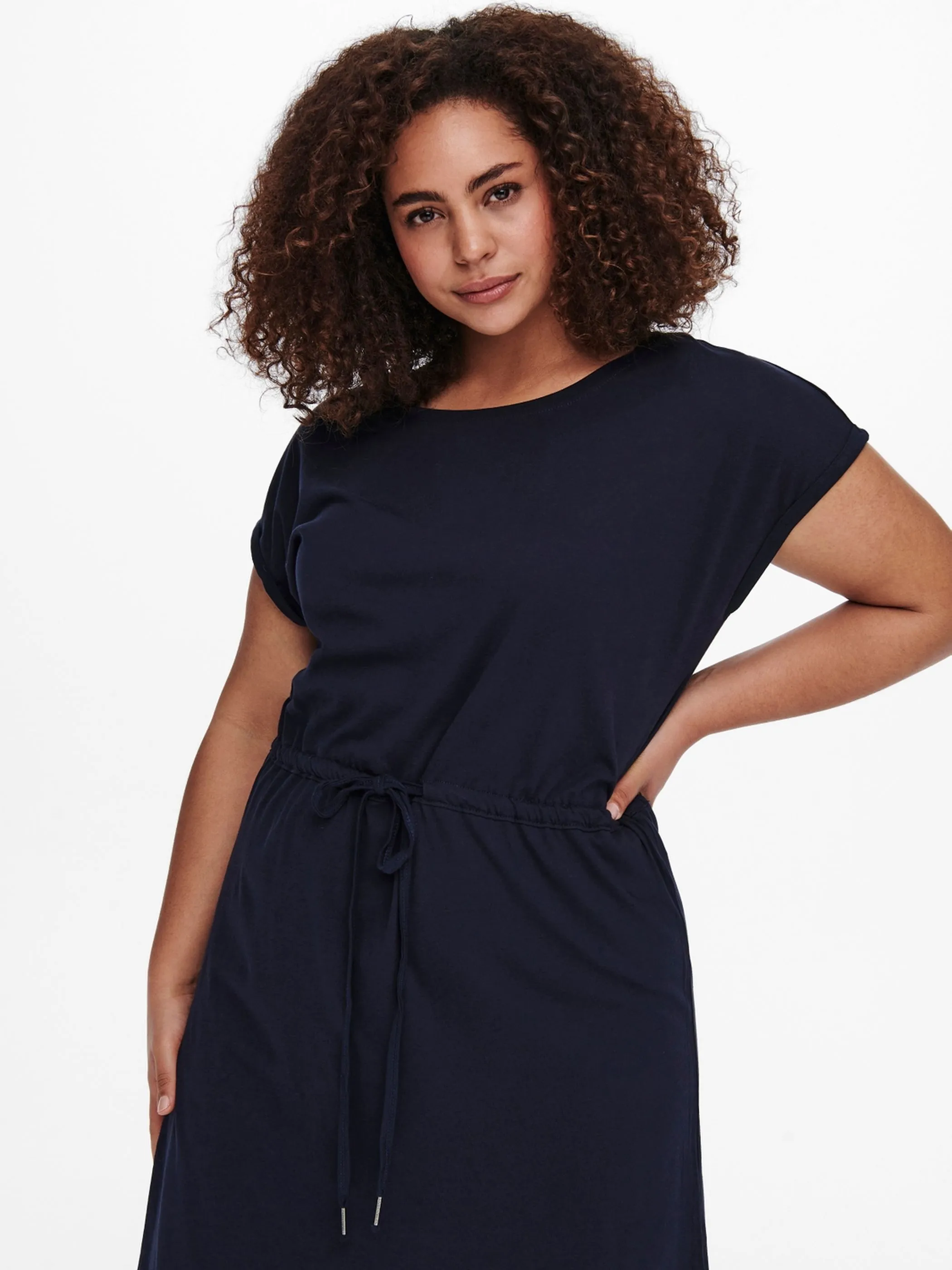 Only Carmakoma CARAPRIL SS KNEE DRESSKleid