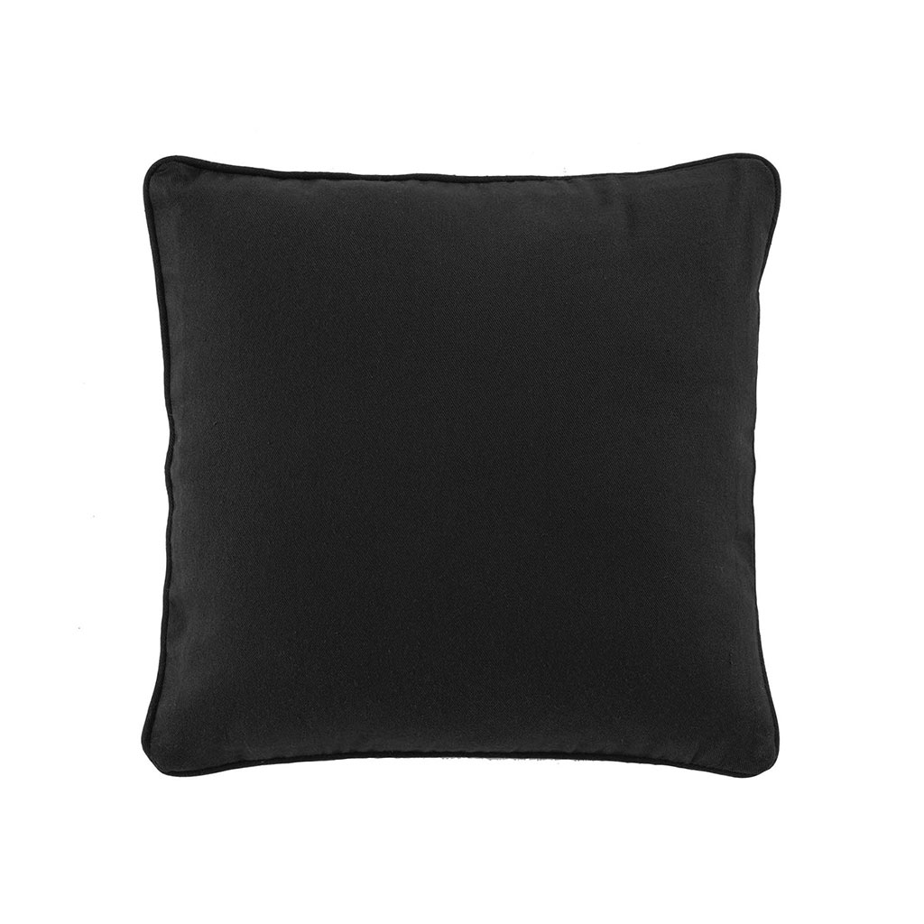 Housse de coussin TWILY noir 40x40cm