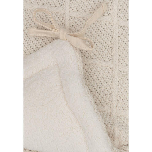 Tour de parc Check knit - Oatmeal - JOLLEIN