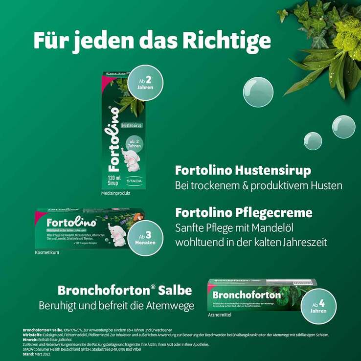 Fortolino Husten Sirup, 120 ml
