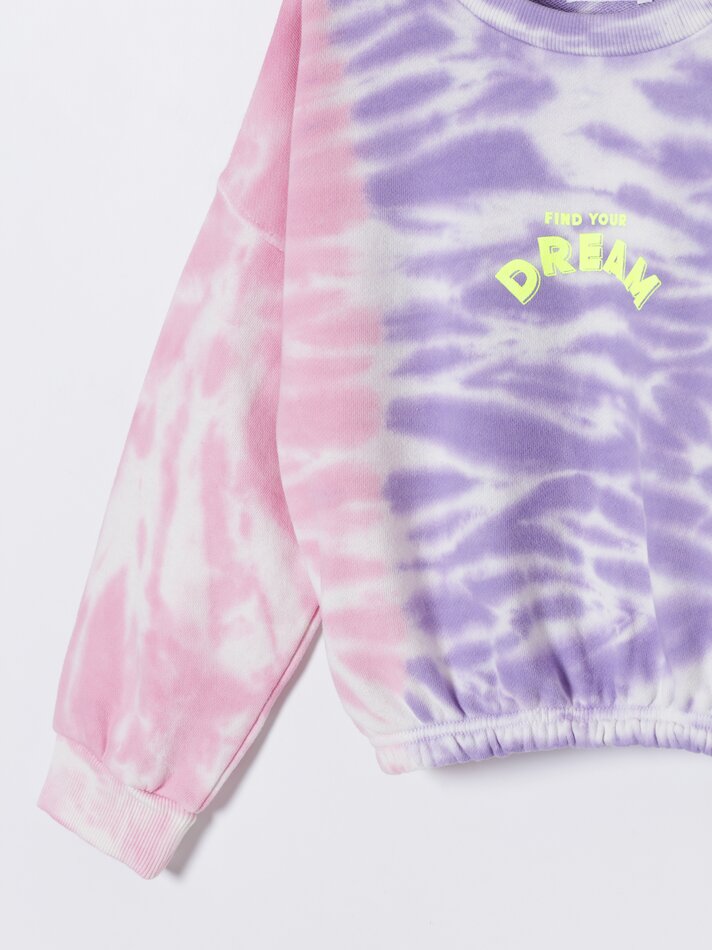 Moletom tie-dye - Lilás