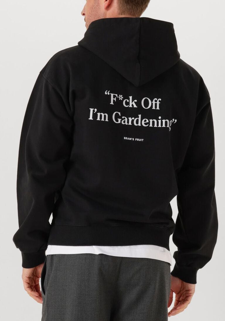 zwarte bram's fruit truien/vesten f*ck off hoodie