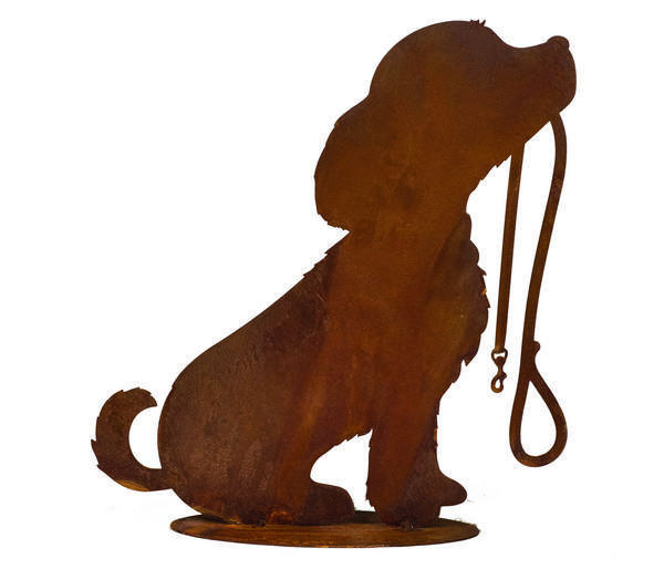 Badeko Metall-Hund Rocki, ca. H30 cm