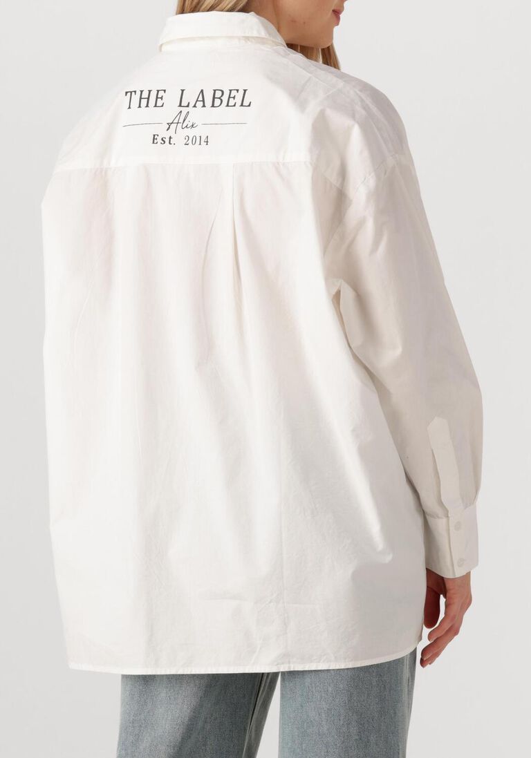 witte alix the label blouses ladies woven oversized poplin blouse