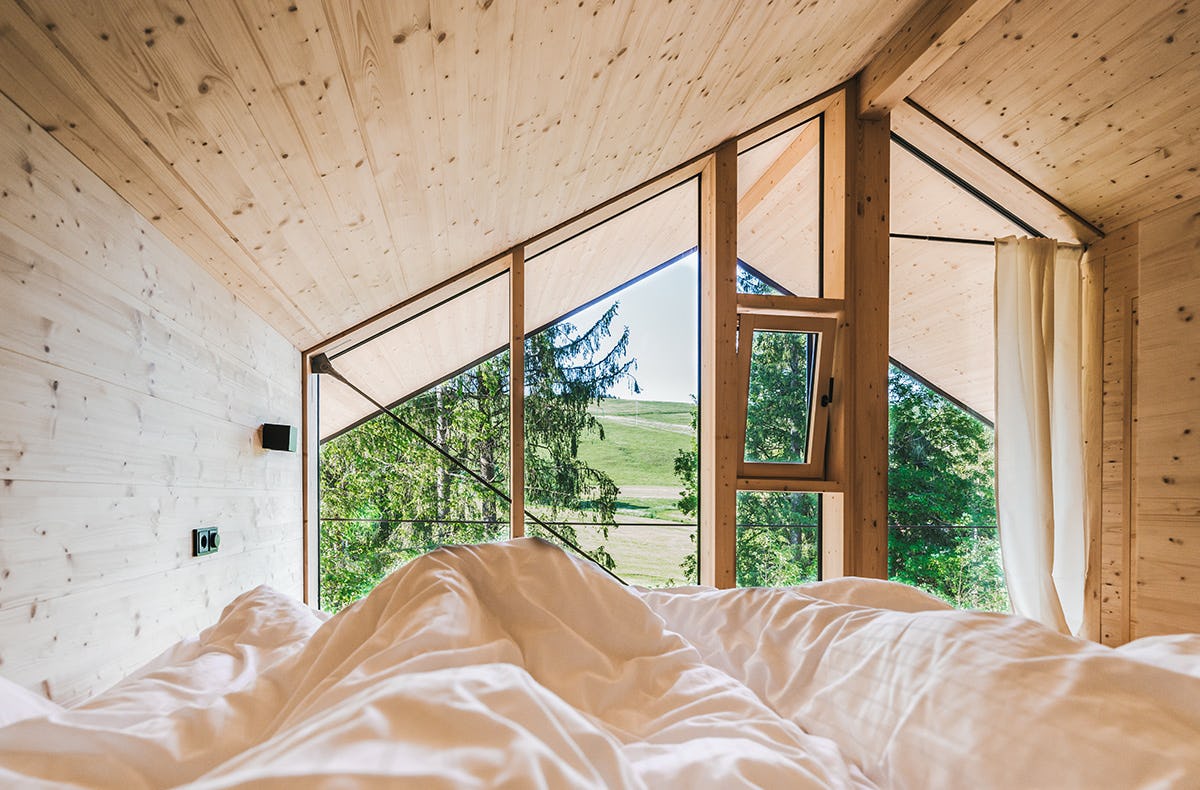 Romantikurlaub im Baumhaus Chalet für 2