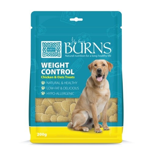 Petiscos de frango para controle de peso em cães, sabor natural.