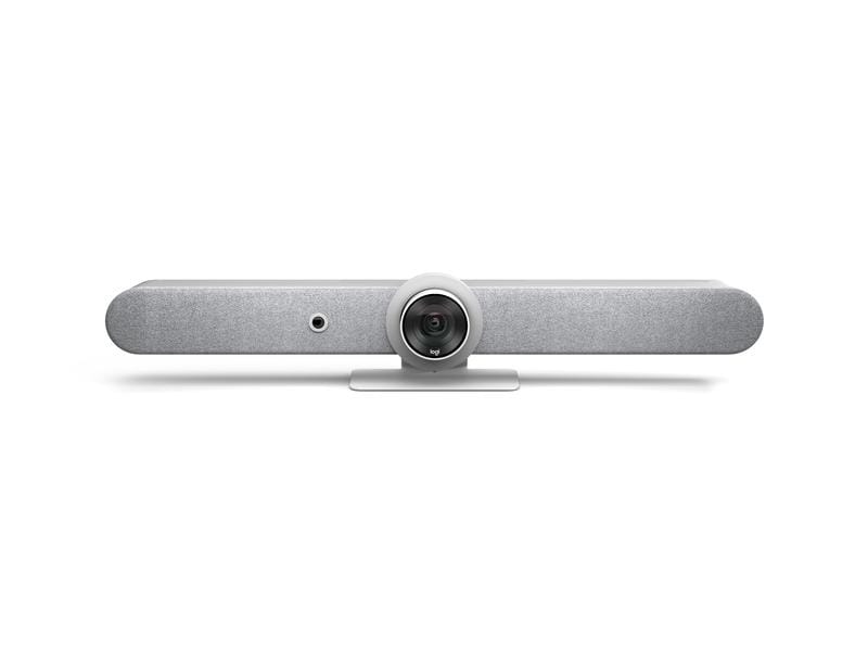 Logitech Rally Bar White Video Collaboration Bar 4K 30 fps All-in-one-Videobar für mittelgrosse bis grosse Räume