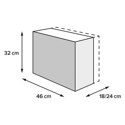 Sacoches cavalières SW-MOTECH PRO BLAZE H AVEC SUPPORT (2 x 20 litres) - Noir