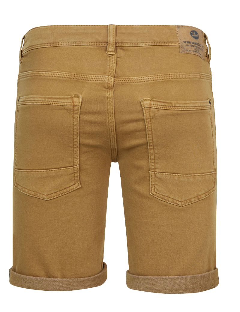 PETROL IND SHORT JOGG JEAN MARRON VINTAGE HOMME