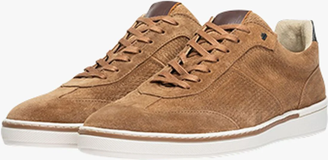 VAN BOMMEL bruine van bommel lage sneakers sbm-10018