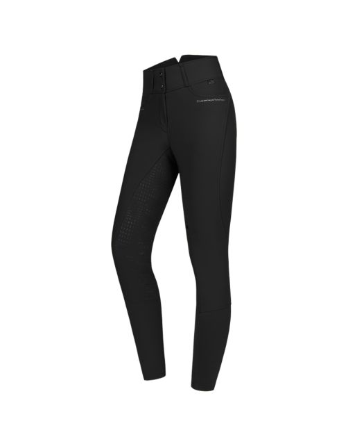 Elt Broek Mathilda Glam Hoge Taille Zwart - Ruiterkleding