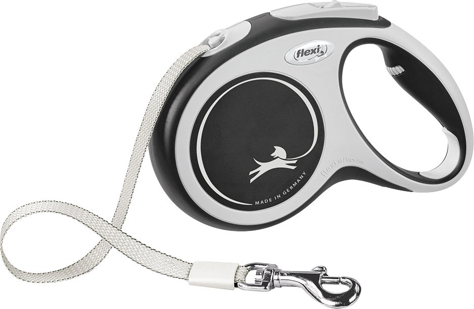 Flexi rollijn New Comfort tape M zwart 5 m