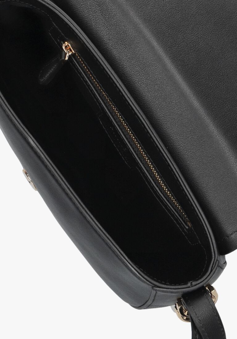 zwarte pinko schoudertas saddle classic