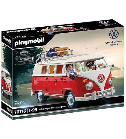 Playmobil - Volkswagen T1 Camping Bus - 70176 - 74 Dele