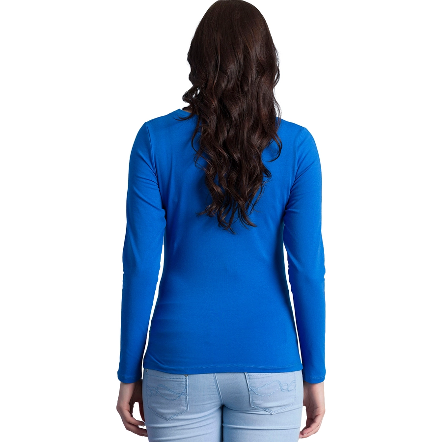M.M.C. Umstandslangarmshirt Neugieriges Baby mit Motiv Dunkelblau