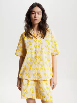 Camisa de pijama de manga curta Tommy Hilfiger x Vacation
