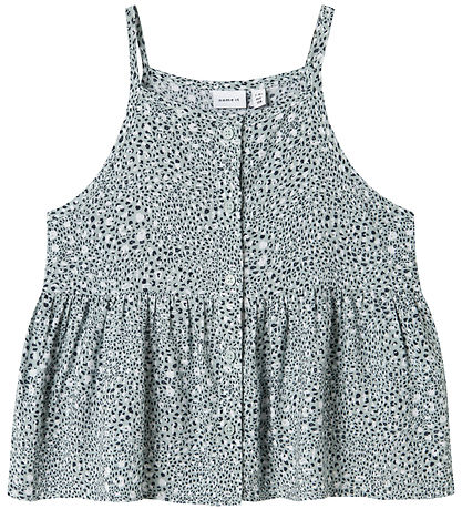 Name It Top - NkfJilli - Strap - Aqua Grau/Leo