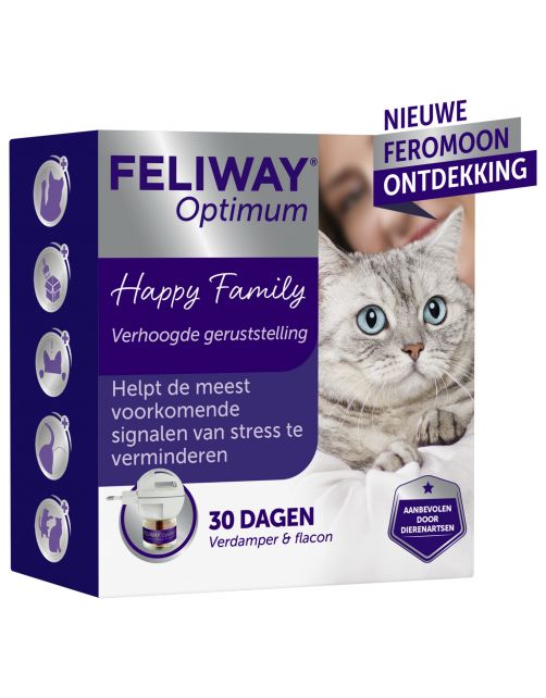 Feliway Optimum Startset - Anti stressmiddel - 48 ml Kat