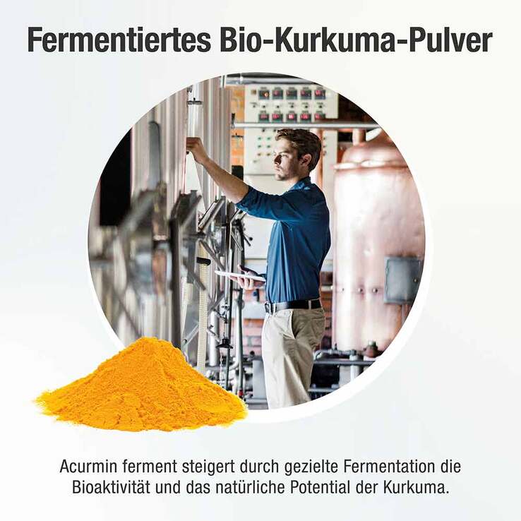 Acurmin Ferment Kurkuma Pulver, 120 g