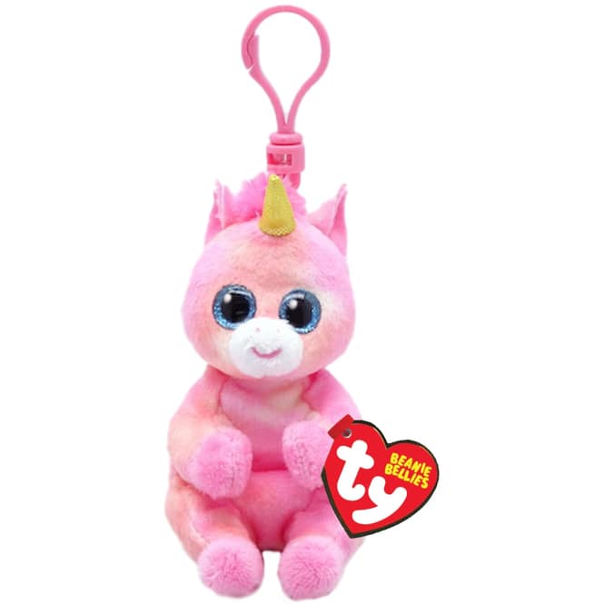 ty Beanie Bellie Clips - Schlüsselanhänger Einhorn Skylar - ca. 9,5 cm