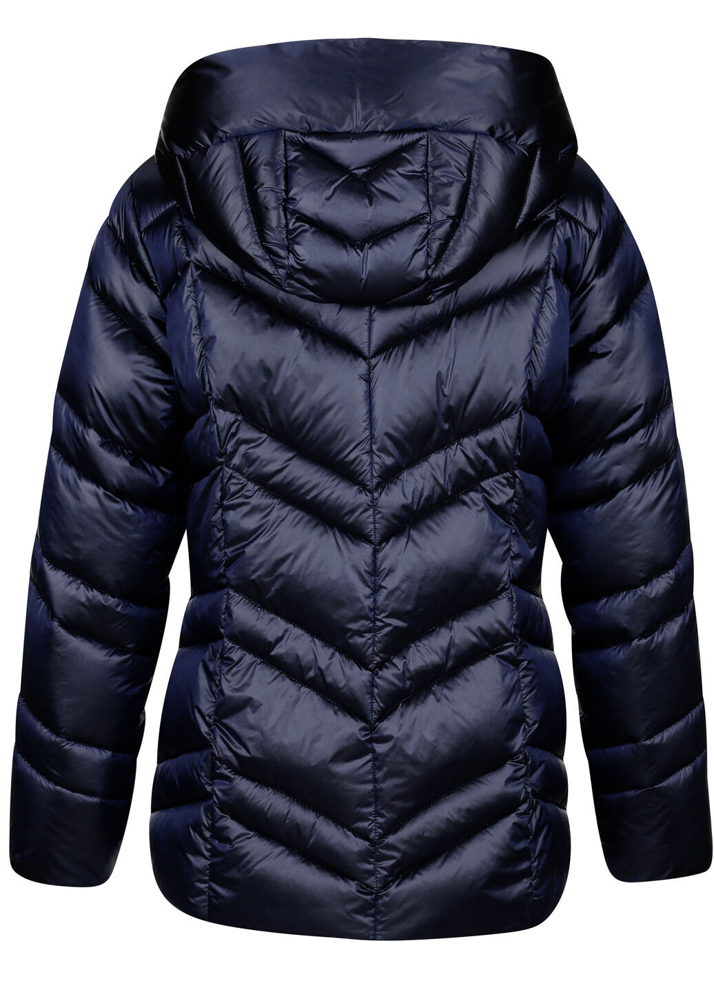 Steppjacke mit fester Kapuze