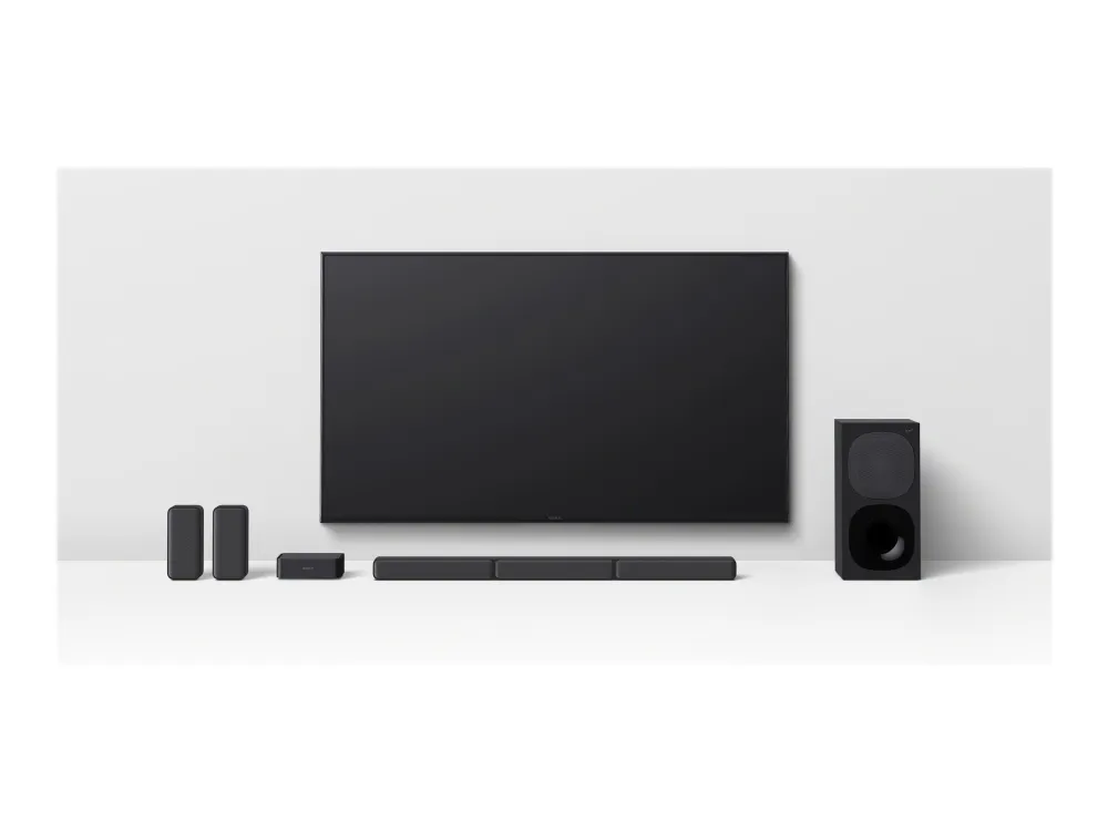 Sony HT-S40R - Lydbarsystem - til hjemmebiograf - 5.1-kanal - trådløs - Bluetooth - 600 Watt (Total)