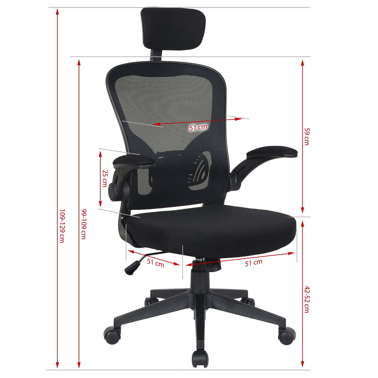 Bürostuhl ErgonomischDrehstuhl Schreibtischstuhl Mesh Netzstoff office Stuhl