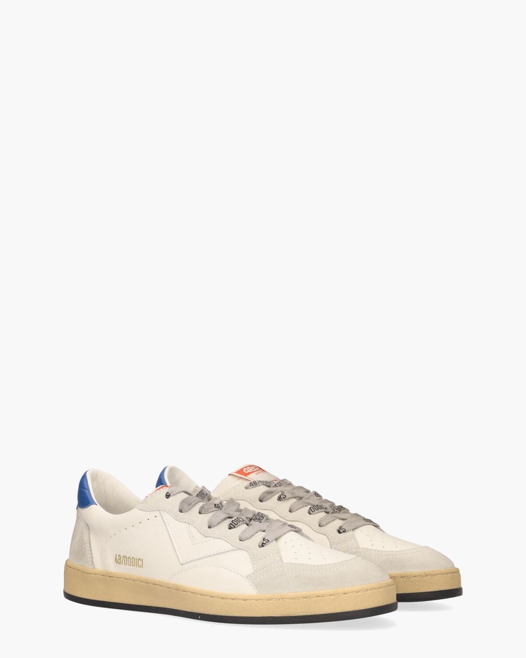 4B12 Play.New Wit/Grijs Herensneakers
