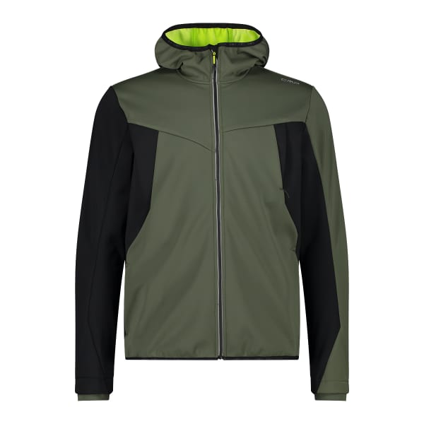 Veste softshell CMP MAN JACKET FIX HOOD OIL GREEN