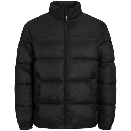 Jack & Jones - JJETOBY PUFFER HOOD SN Negro