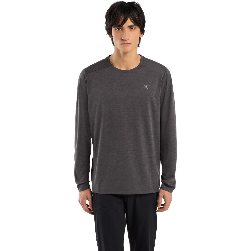 Arc'teryx Cormac Crew Longsleeve Herren black heather