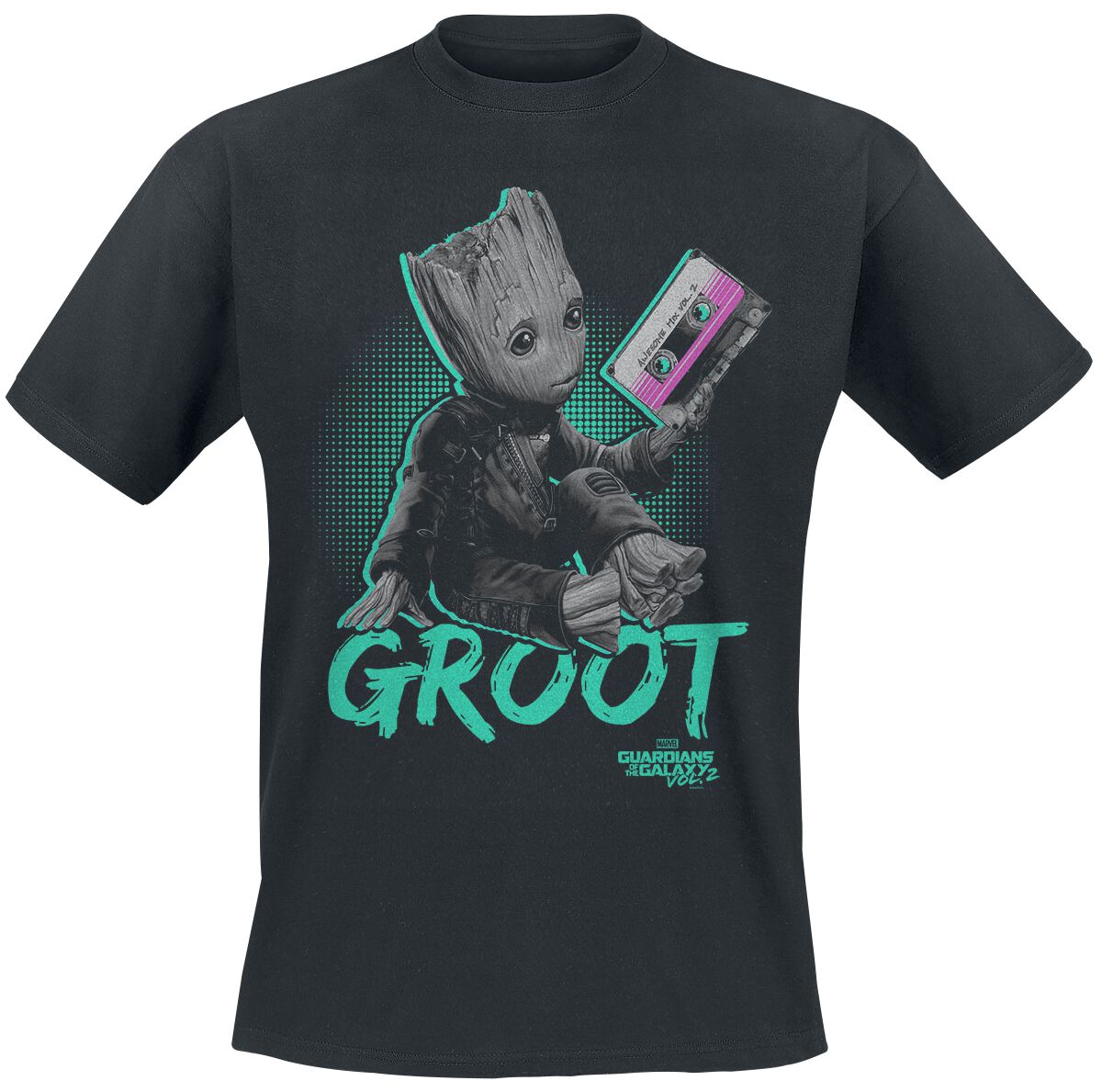Groot Néon | Les Gardiens De La Galaxie T-Shirt Manches courtes