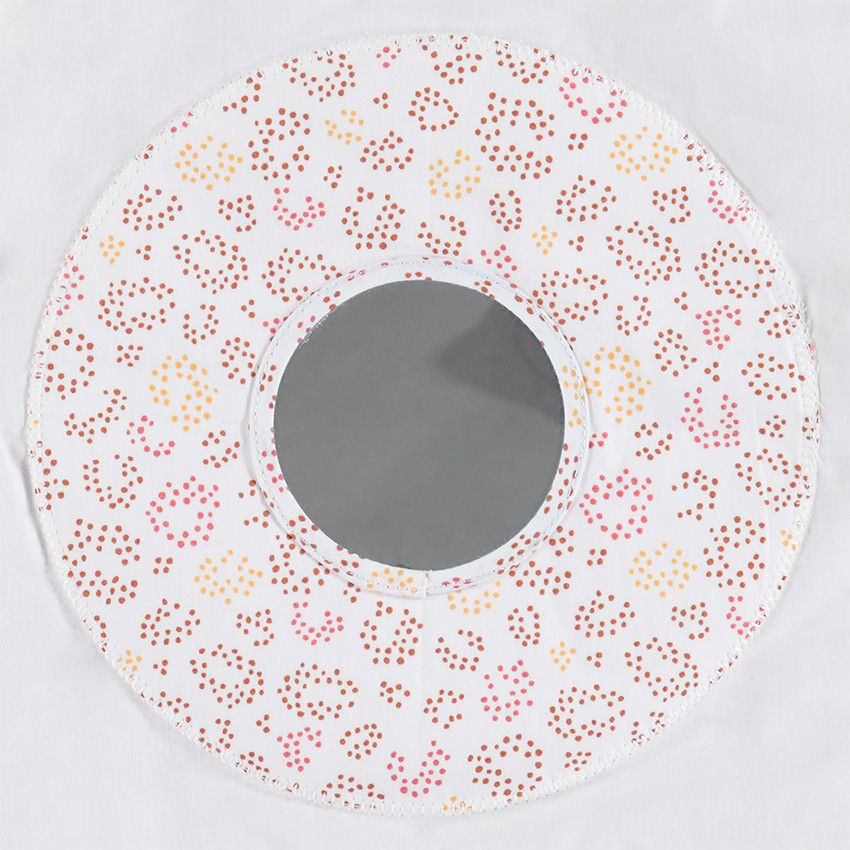 Tapis d'éveil multipoches à détails en relief - Ecru