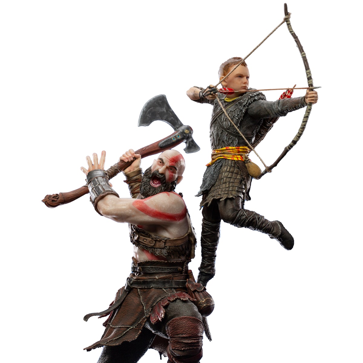Iron Studios God of War actionfigur (Kratos & Atreus)