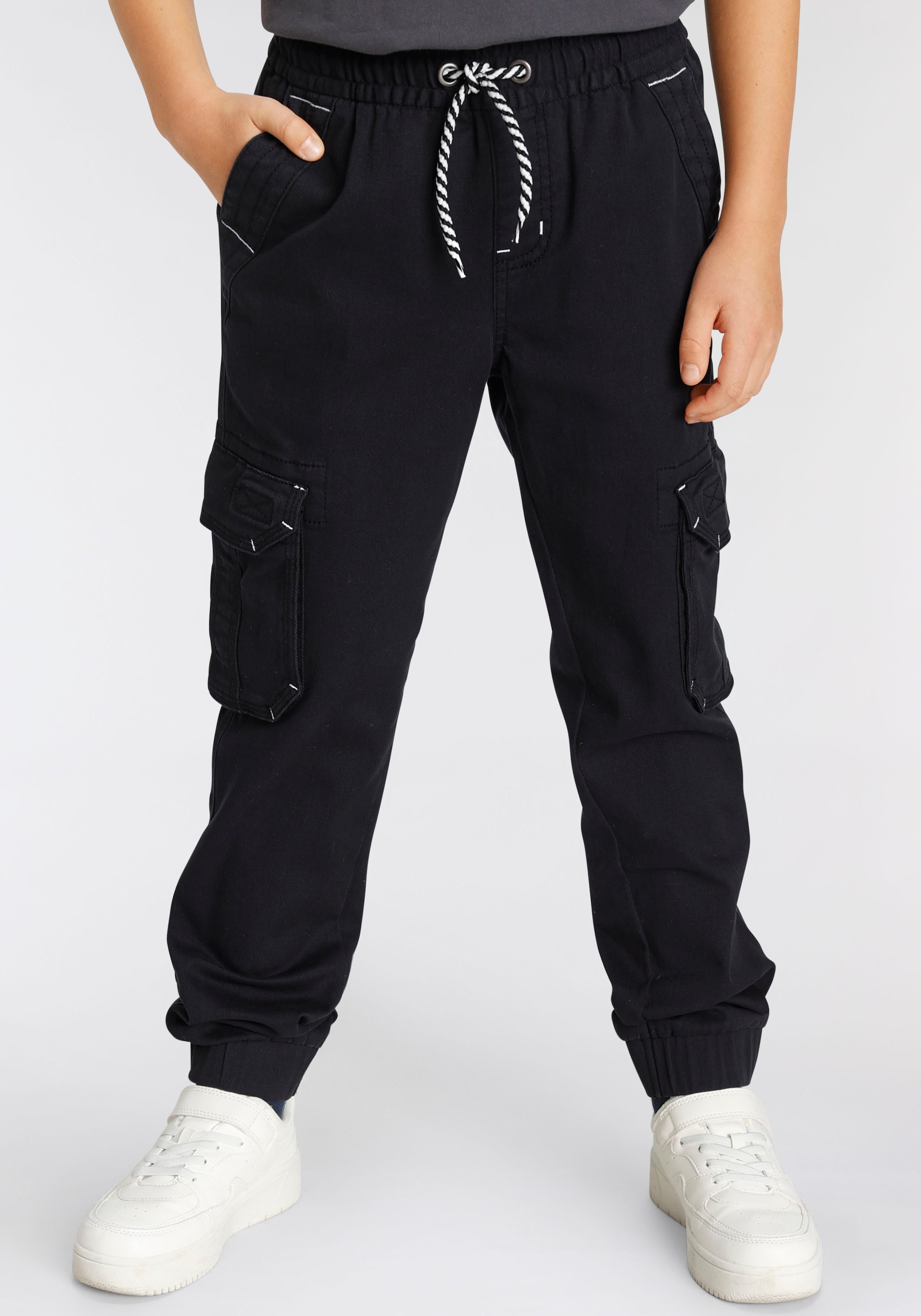 KIDSWORLD Cargohose », bequeme Schlupfform mit Stretch«  für Jungen