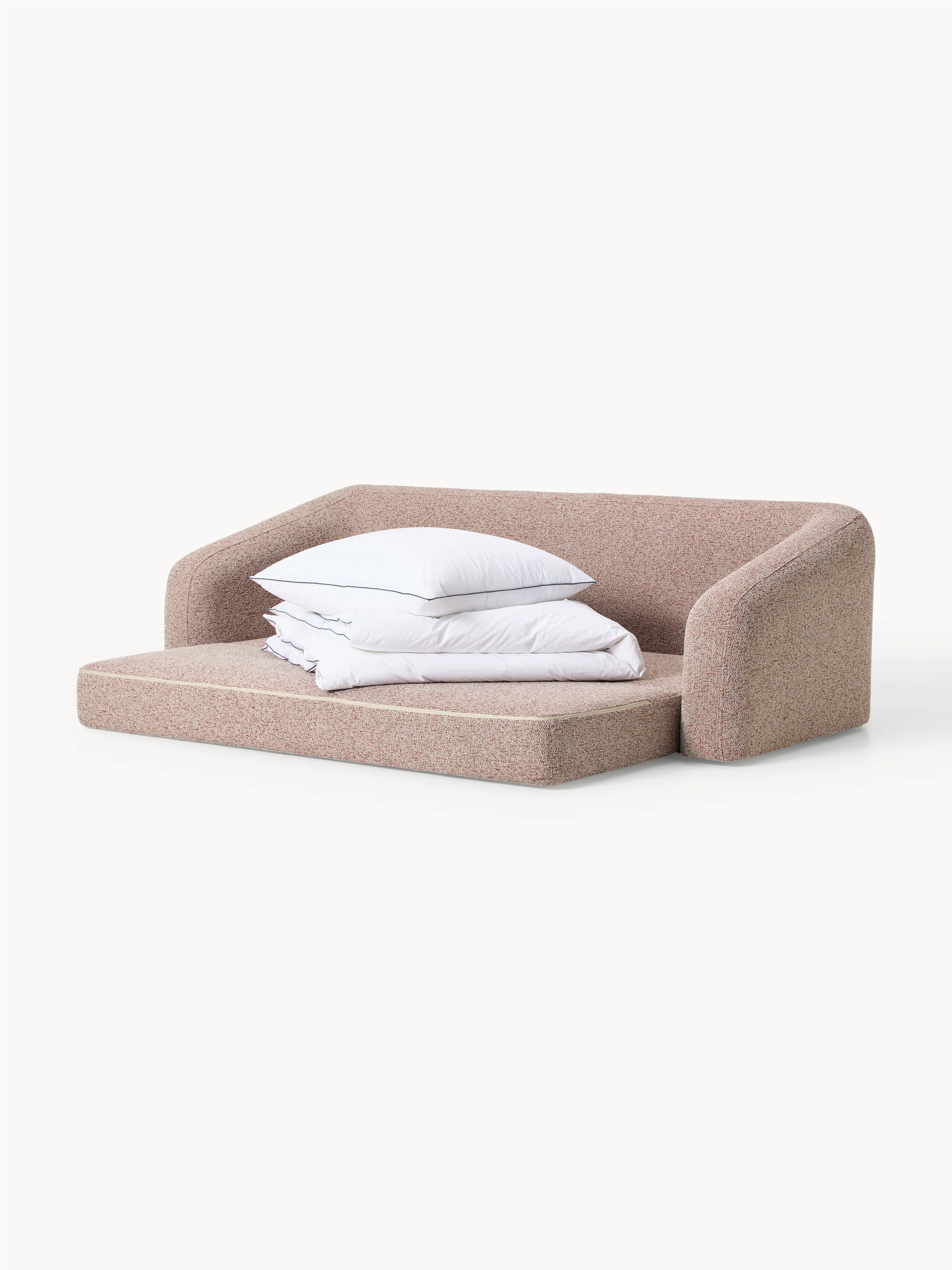 Bouclé slaapbank Eliot (3-zits)