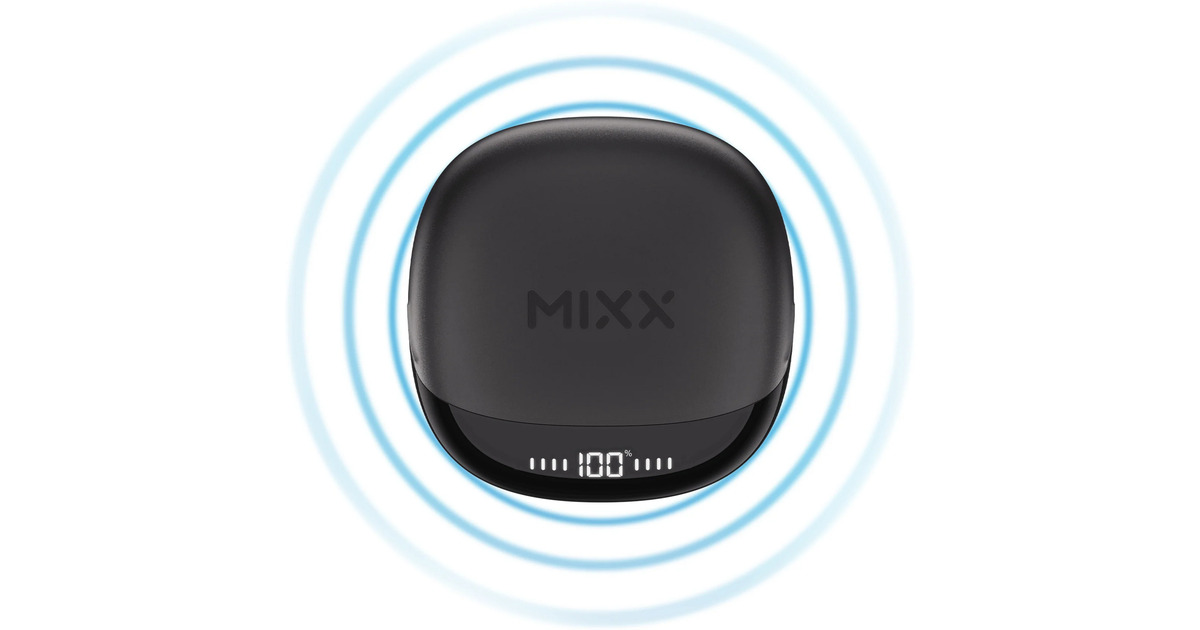MIXXStreamBuds ANC Charge Noise Cancelling Earbuds  headset  (Zwart)