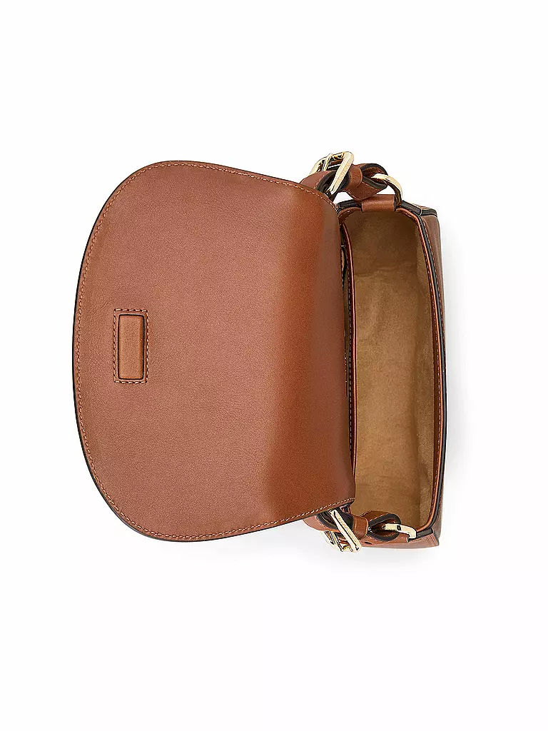 LAUREN RALPH LAUREN Ledertasche - Henkeltasche TANNER Medium braun
