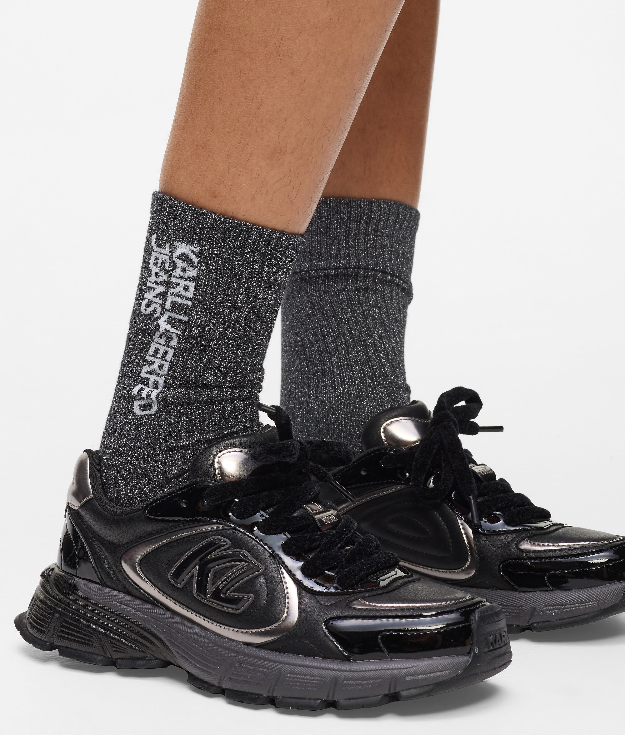 Metallic sokken – 2 paar