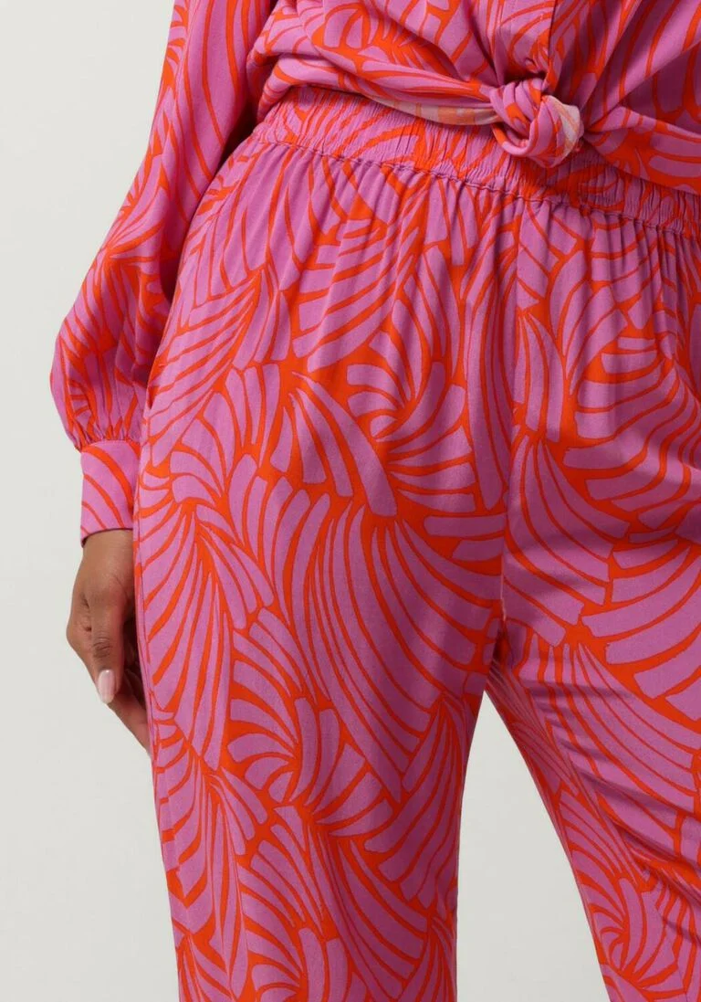 SUNCOO roze suncoo wijde broek joy