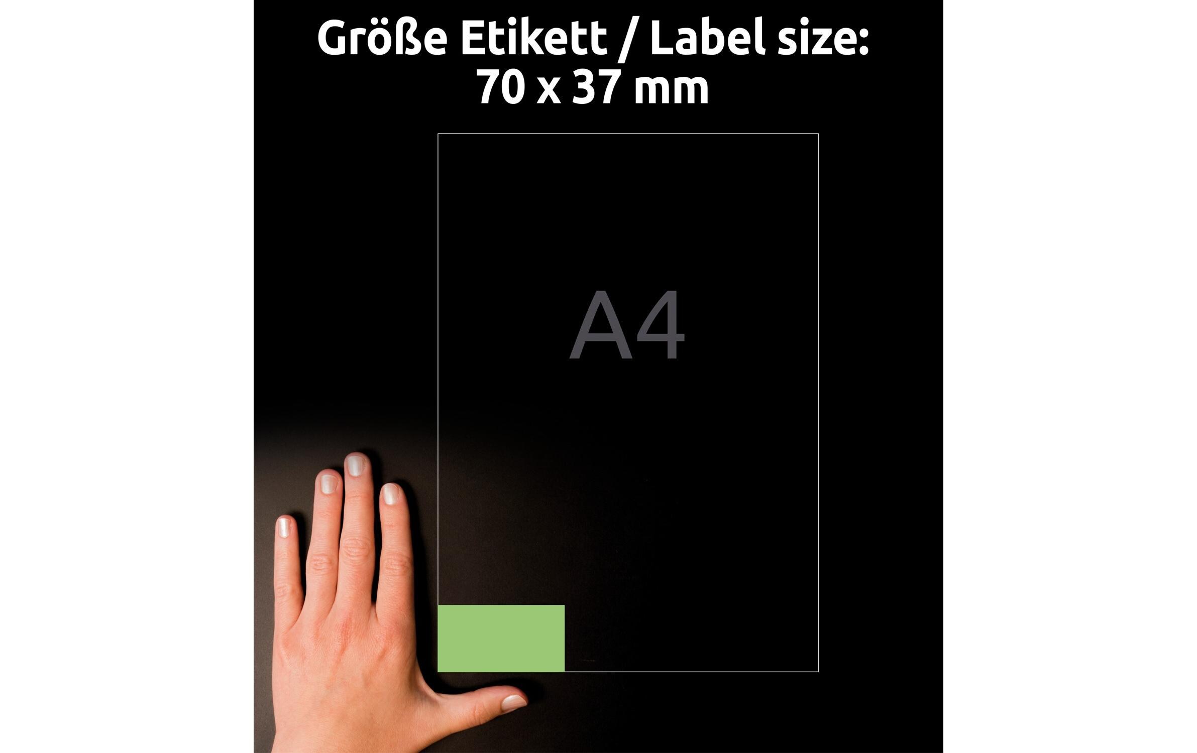 Universal-Etiketten 3450 70 x 37 mm, GrünOrganisations-Etiketten 3450