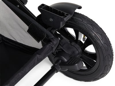 Beemoo Maxi 4 Twin Søskenvogn inkl. Søskensete, Black/Black