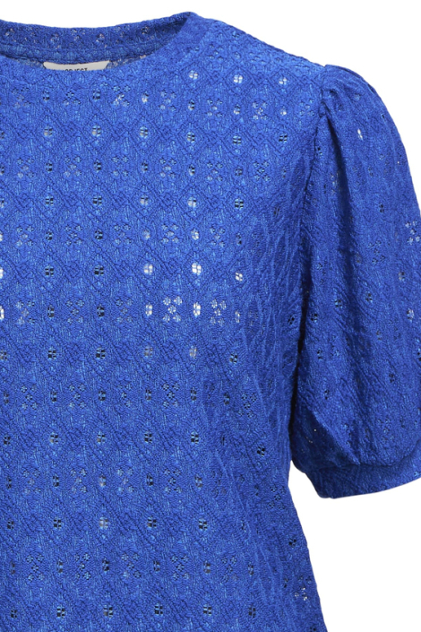 Object blauwe dames t-shirt