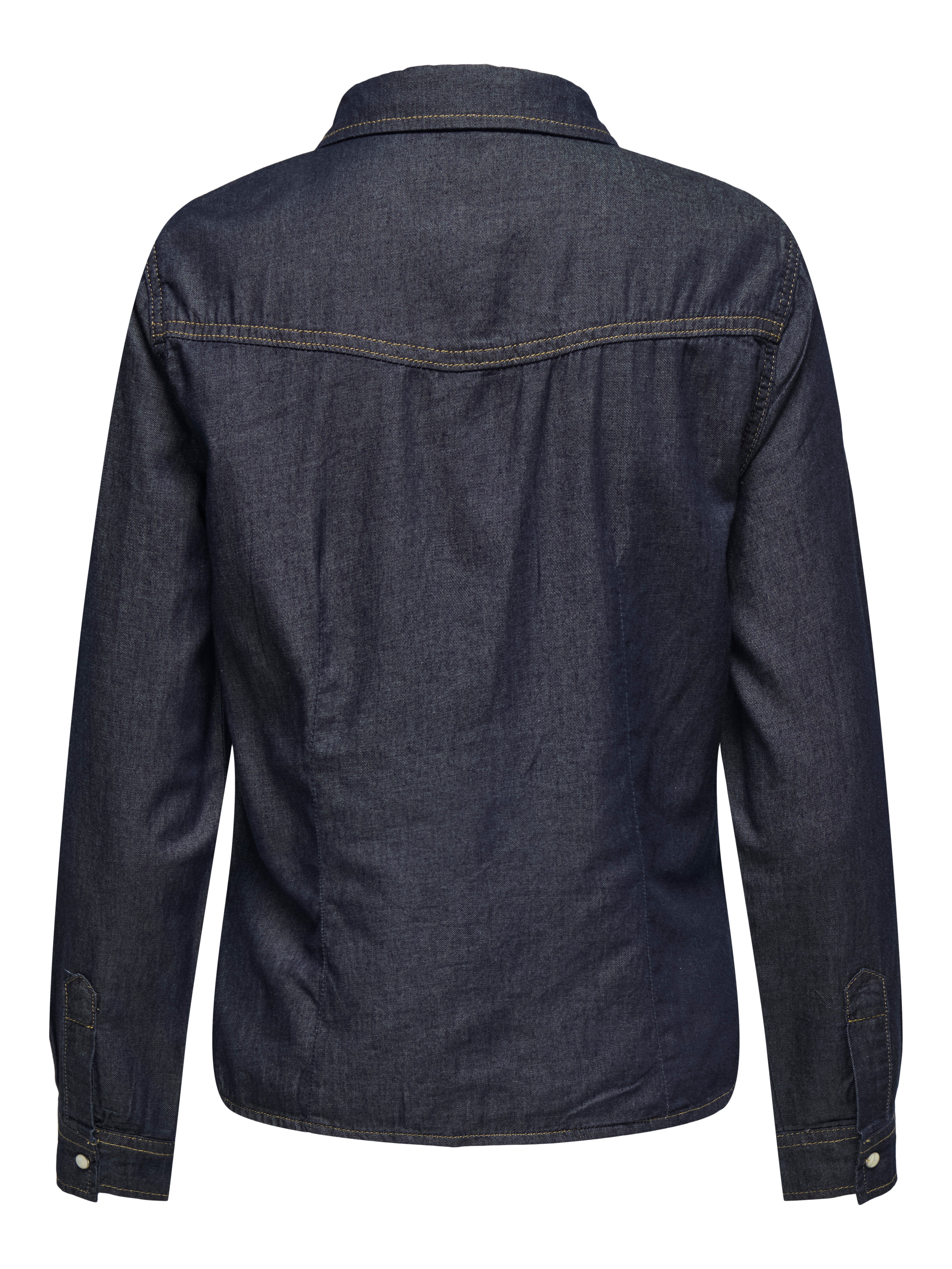 ONLALEXA Jeanshemd Dark Blue Denim