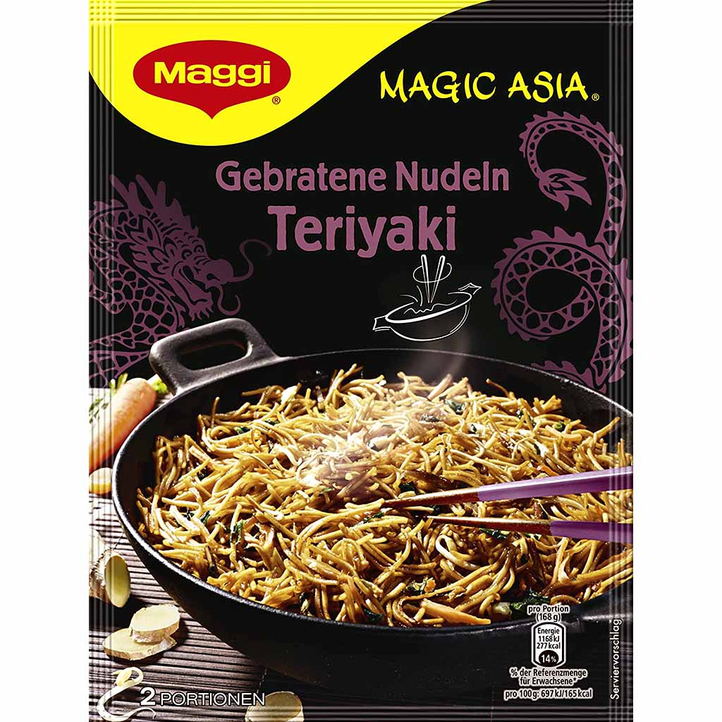 Maggi Magic Asia gebratene Nudeln Teriyaki 126g MHD:30.10.25