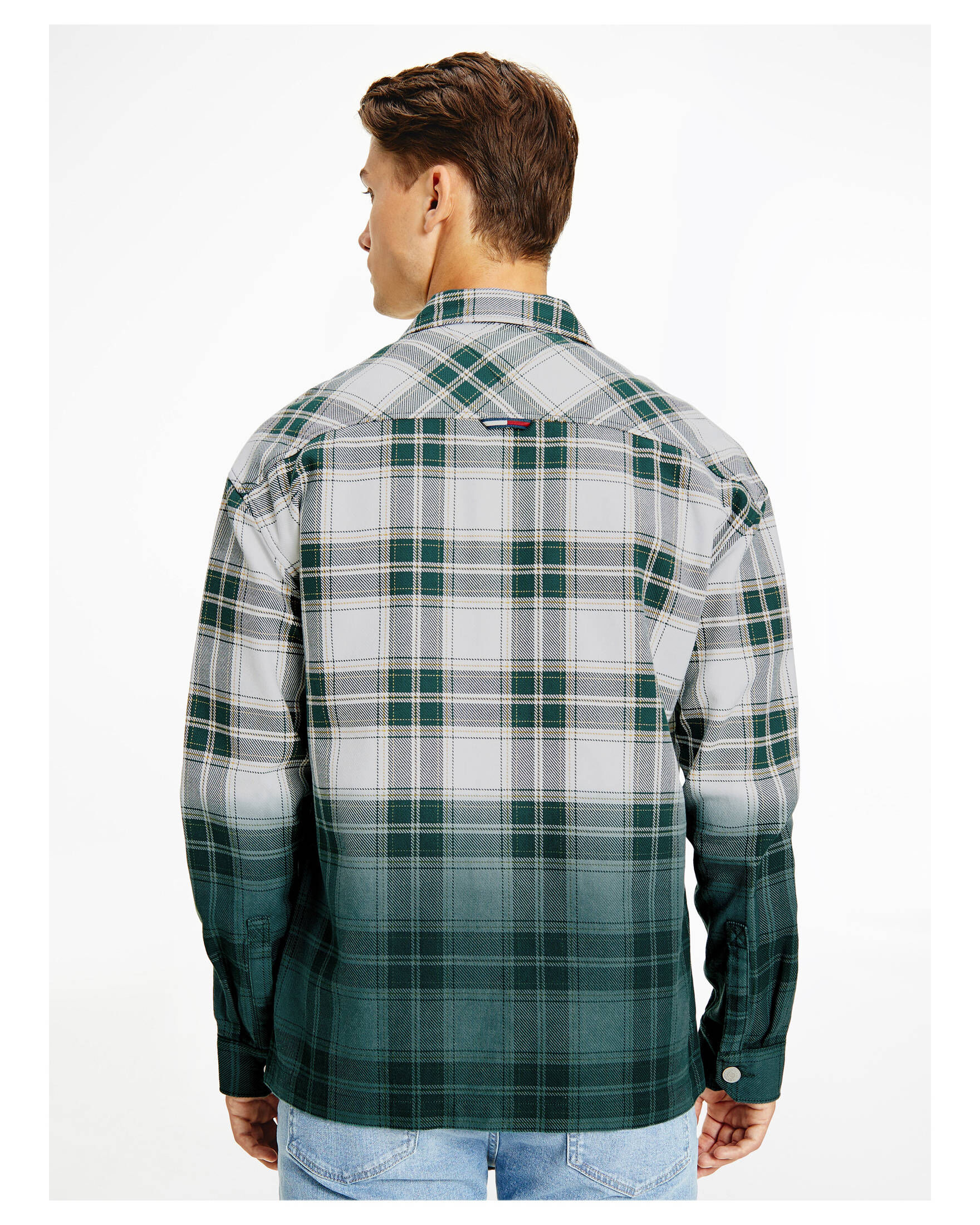 Tommy Jeans| Herren Hemd DIP DYE CHECK Langarm